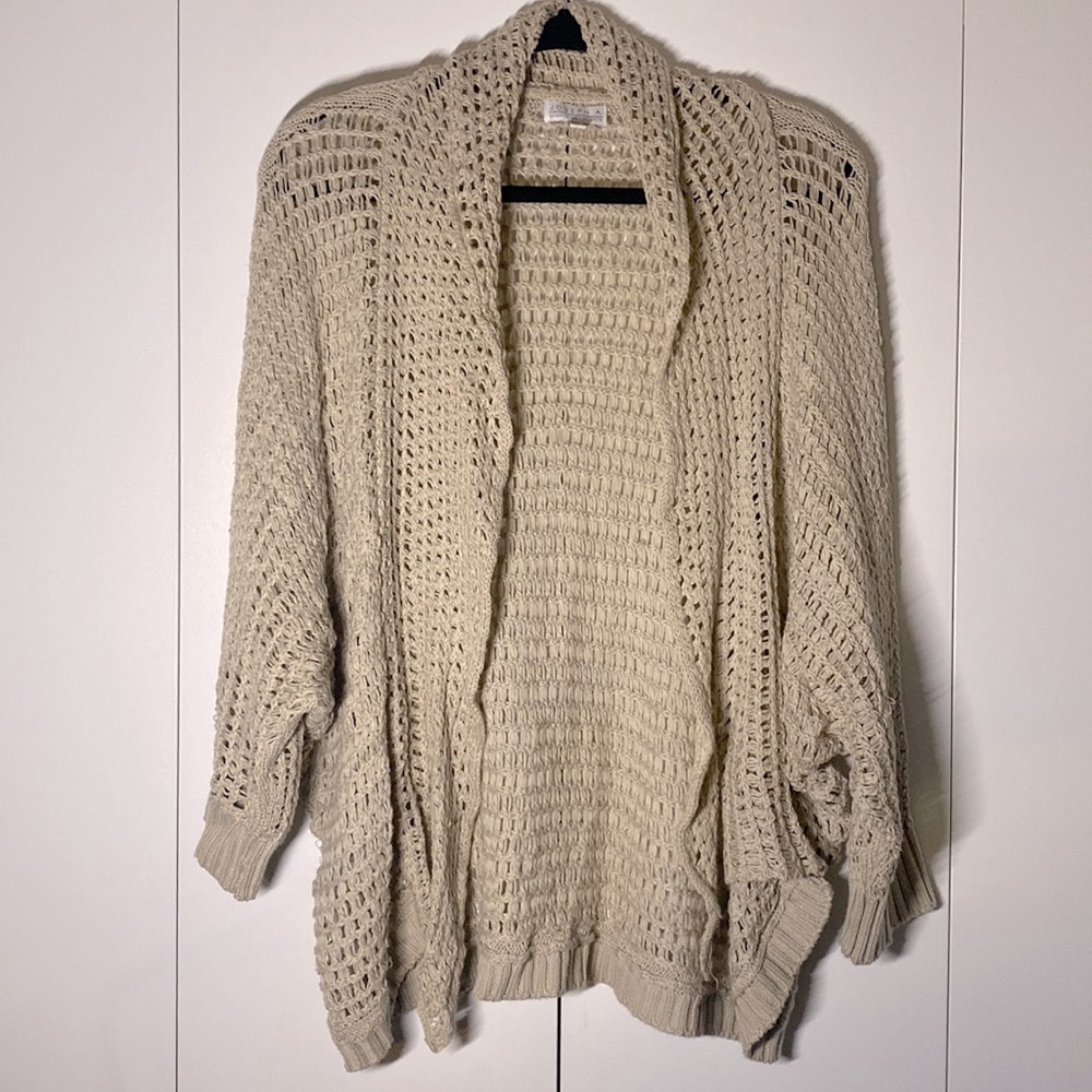 Large Knit Cardigan